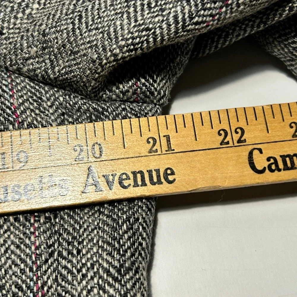 Vintage Polo University Club Ralph Lauren Herringbone Blazer Coat Made in USA